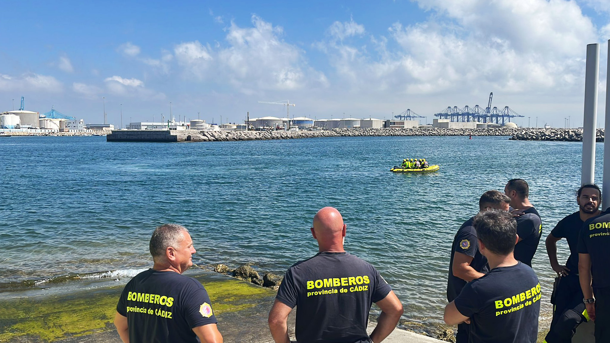 Semirrígidas Cobra hace entrega de 3 embarcaciones semirrígidas a los bomberos de la provincia de Cádiz - Entrega Algeciras