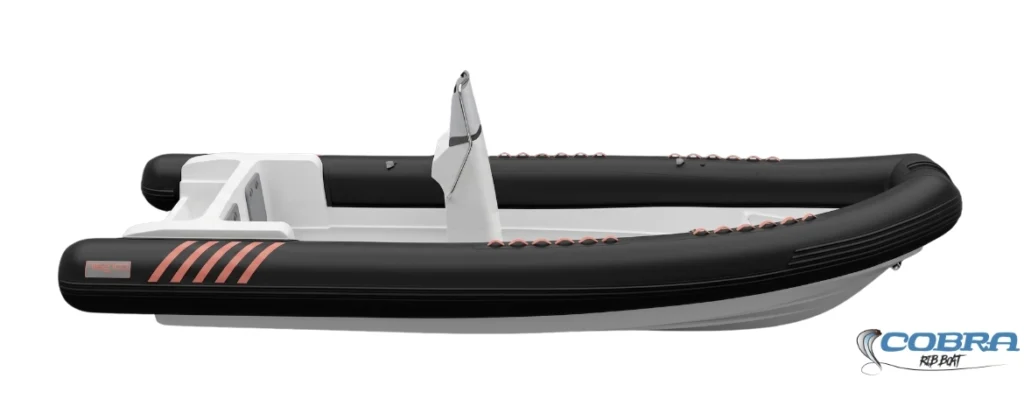 Embarcación semirrígida profesional Cobra Ribs 799 Diving de 8 metros para centros de buceo y transporte de pasajeros.