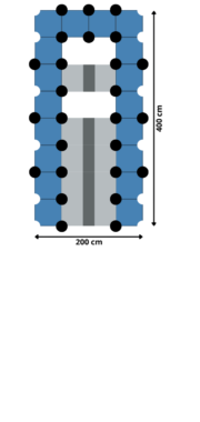 Plataforma Flotante para barcos 400 x 200 cm Plataforma Flotante para barcos 400 x 200 cm
