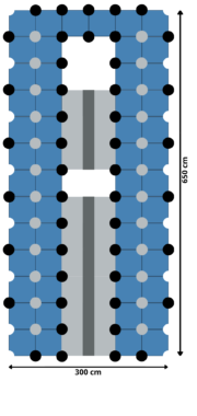 Plataforma Flotante para barcos 650 x 300 cm Plataforma Flotante para barcos 650 x 300 cm