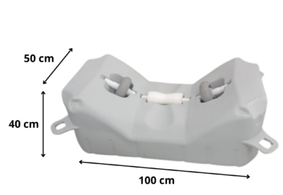 Pieza central con rodillo plataforma flotante Pieza central con rodillo plataforma flotante